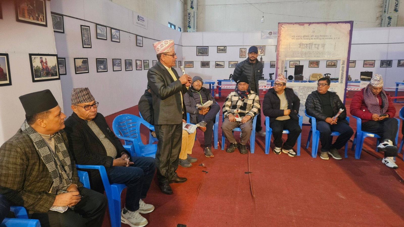 बुटवल  मण्डपमा सञ्चार, फोटो र प्रदर्शनी अनुसन्धानबारे अन्तरसंवाद